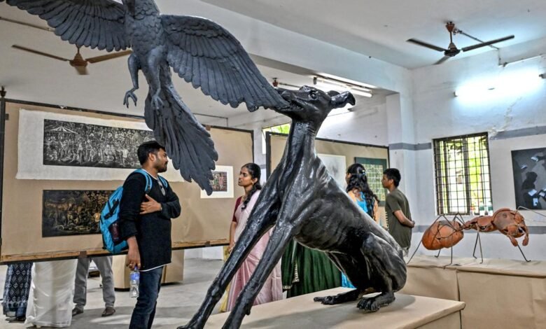 A kaleidoscope of perspectives at Andhra University’s annual art show in Visakhapatnam