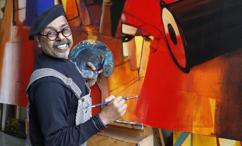 How artist Paresh Maity has taken his works across the globe