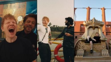 Ed Sheeran shares moments with Shah Rukh Khan, Arijit Singh and ‘Baahubali’ set ahead of ‘Sapphire’ release