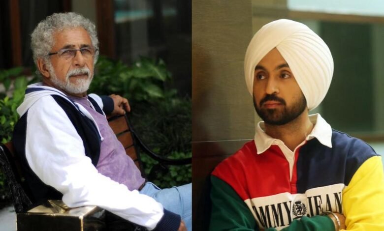 Naseeruddin Shah defends Diljit Dosanjh amid Hania Aamir casting row in ‘Sardaar Ji 3’
