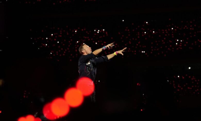 Coldplay’s jumbotron captures — what exactly? The internet has its theories