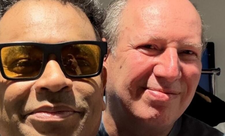 Fans thrilled as legendary composers A R Rahman, Hans Zimmer pose for a selfie