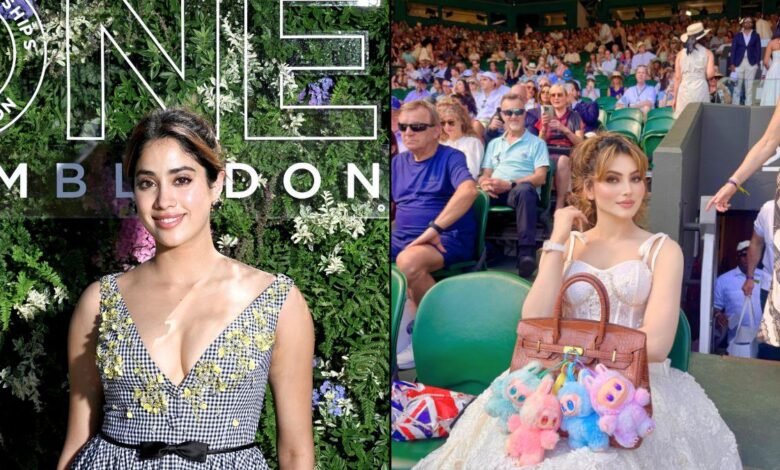 From Janhvi Kapoor to Urvashi Rautela, all the Indian celebrities spotted at Wimbledon 2025
