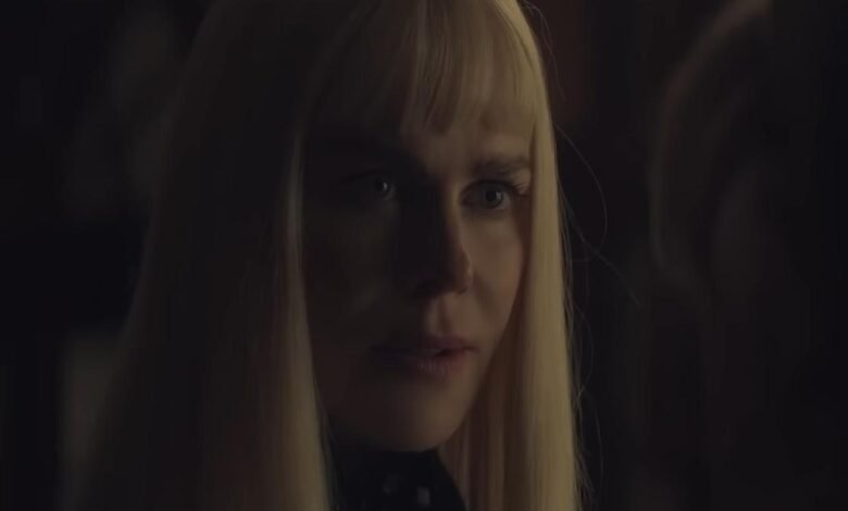 Nicole Kidman’s wig and Mark Strong sizzle in quasi cosy crime saga