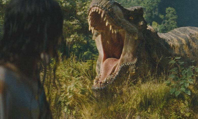‘Jurassic World Rebirth’ movie review: Join Scarlett Johansson, Mahershala Ali, and Jonathan Bailey on a dino-stuffed thrill ride