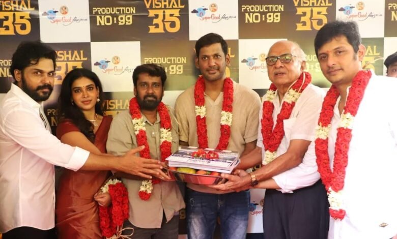 ‘Vishal 35’: Actor Vishal’s next, produced by RB Choudhary, launched