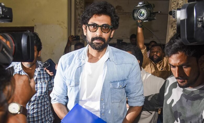 Betting app case: Actor Rana Daggubati appears before ED in Hyderabad