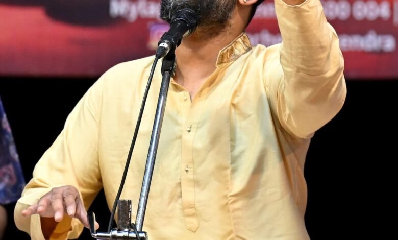 Sid Sriram chose a pure Carnatic repertoire for his concert at a famous temple in Singapore